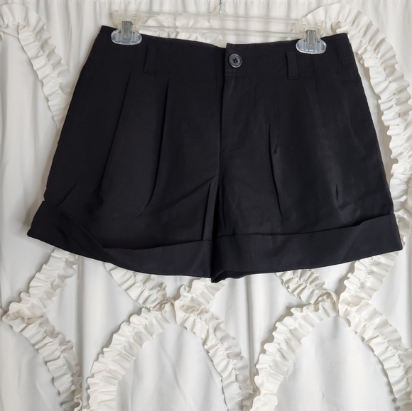 Club Monaco Black Wool Shorts Sz 0 - Picture 1 of 5